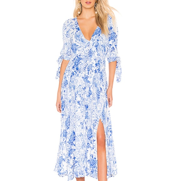 Free People Dresses & Skirts - NWT Free People Forever Always Midi Dress blue 4